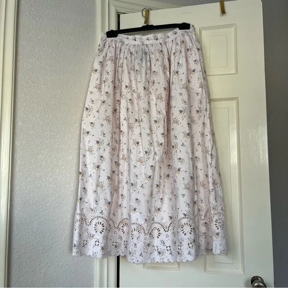 Damson Madder NWT Floral White Skirt - Picture 7 of 7